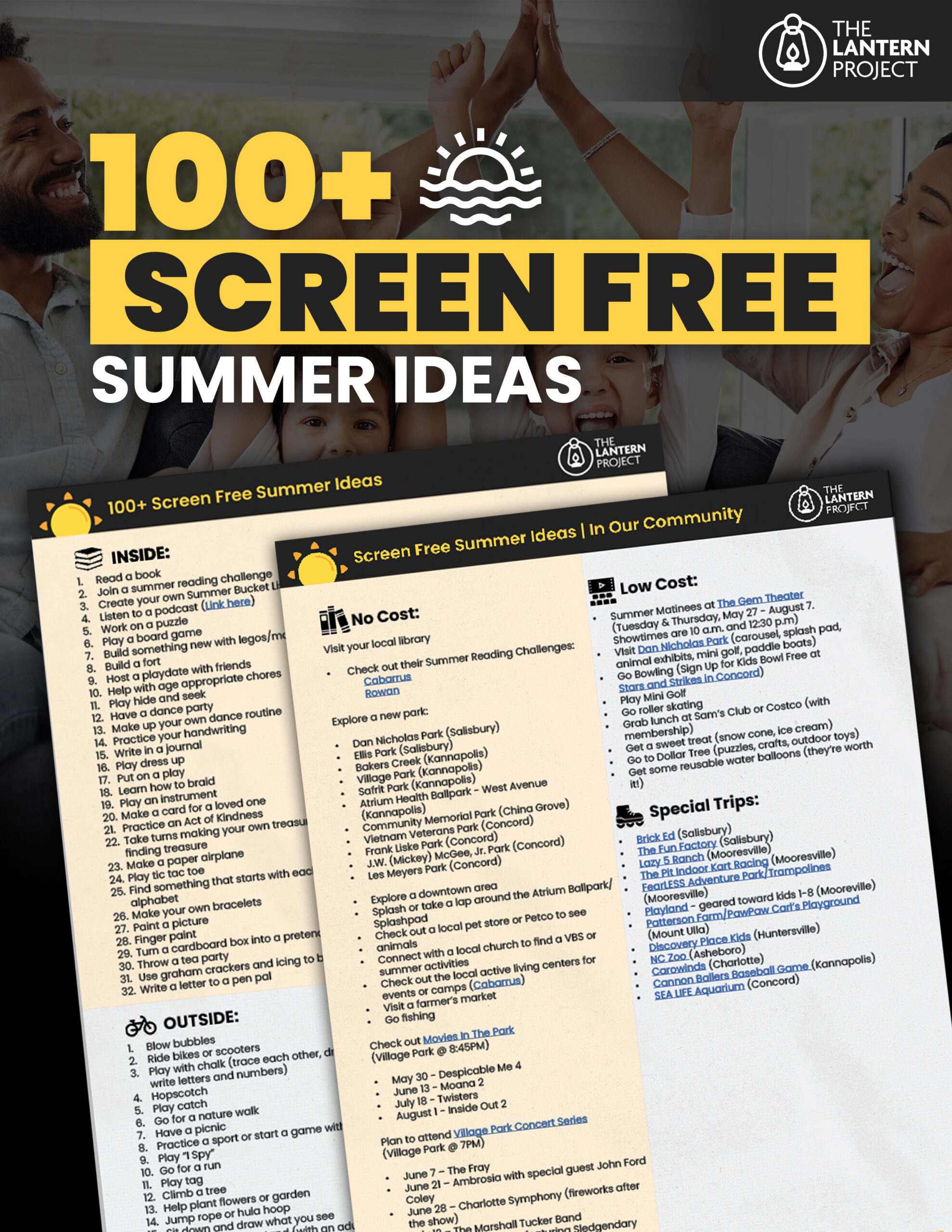 100+ Screen Free Summer Ideas